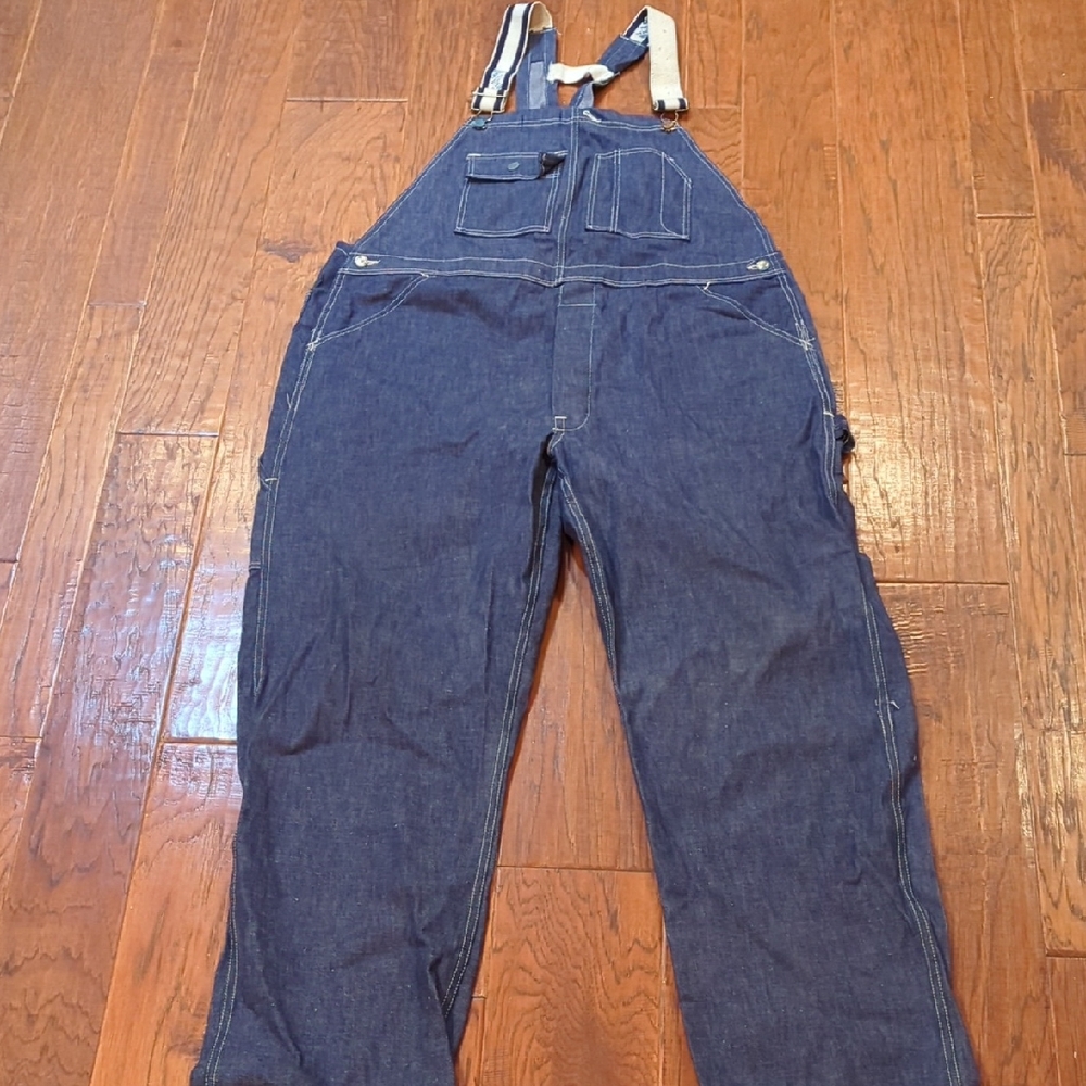 Vintage Carter's Watch The Wear Men's Denim Overalls